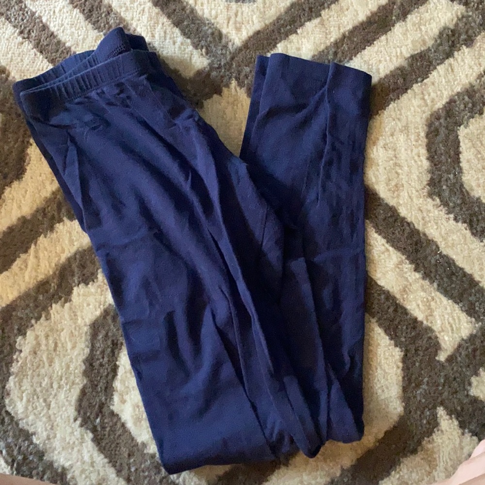Blue leggings